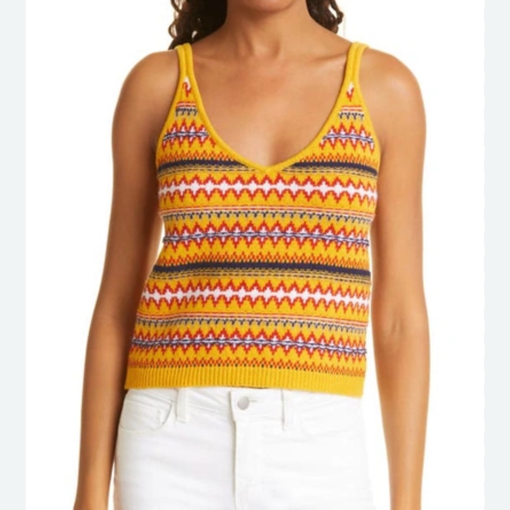 Rag & bone Willow Fair Isle Wool Camisole